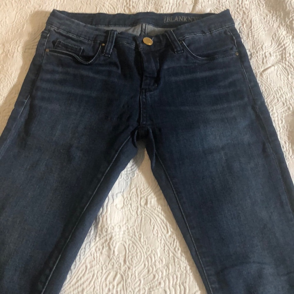 Blank nyc, dark wash skinny jeans